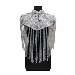 Vestido de Capa Floral de Lujo con Lentejuelas Hecho a Mano de Alta Calidad, el Más Vendido del 2026, para Mujer, Disponible a Precio Mayorista - Product Image 1
