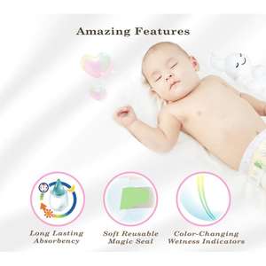 Kao Merries ผ้าอ้อมญี่ปุ่นเทปขนาดใหญ่สำหรับเด็กวัยหัดเดินดูดซับได้ดีเป็นมิตรกับสิ่งแวดล้อม - Product Image 3