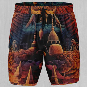 Pantalones Cortos Casuales para Hombre, OEM ODM, de Poliéster/Algodón, Cintura Alta Elástica, Diseño Sólido, Sublimación, Transpirables, de Secado Rápido - Product Image 4