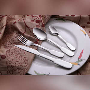 Elegante juego de cubiertos de acero inoxidable Elegante vajilla para ocasiones especiales - Product Image 3