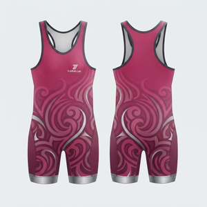 Singlet de Lucha Libre para Hombre de Alta Calidad a Precio Económico, Secado Rápido, Transpirable, Logotipo Personalizado, Precio al por Mayor, Fusión sin Costuras, Colores Sólidos - Product Image 4