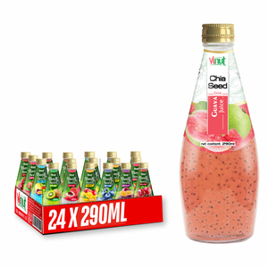 290ml Mixed Chia Seed Drink, Sugar-Free, OEM ODM Private Label <b>Beverage</b> Manufacturer Vietnam - Product Image 1
