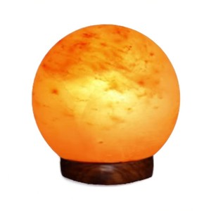 Elegante Lámpara de Cristal de Sal Rosa del Himalaya Hecha a Mano con Forma Geométrica y Detalles Tallados para Decoración del Hogar, Ambiente Relajante, Feng Shui - Product Image 3