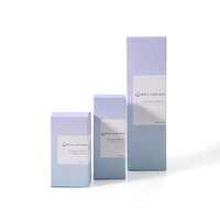 Boîte en papier pliable haut de gamme avec laminage mat pour l'emballage de cosmétiques et de soins de la peau
