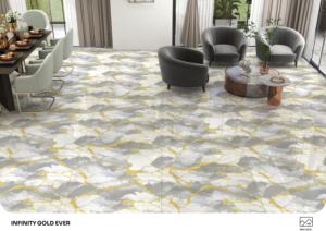 Panel de Porcelana Brillante Prime Luster de 600x1200mm 60x120cm 24x48 Pulgadas, Azulejo de Superficie Arquitectónica Moderna - Product Image 3
