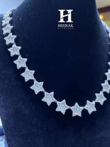 Collar de Diamantes de Lujo con Diseño de Estrella, Oro de 14K/18K con Diamantes Naturales/Cultivados en Laboratorio, Proveedor de Joyería al por Mayor - Product Image 2