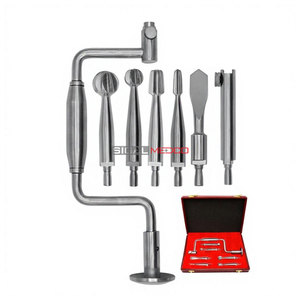 Hudson Brace <b>Hand</b> <b>Drill</b> Set 7-Piece Manual Orthopedic Surgical Instrument Kit Premium German Stainless Steel Bone Surgery - Product Image 1