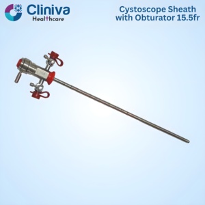 Cystoscope Sheath with Obturator 15.5Fr Manual <b>Laparoscopic</b> <b>Instruments</b> Surgical <b>Instrument</b> Set - Product Image 2