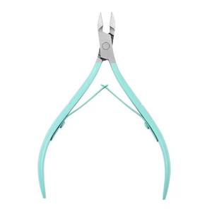 Professional Stainless Steel <b>Nail</b> Clipper Flat Sharp Blade Pink Blue Gradient Handle Finger <b>Nail</b> <b>Tool</b> Adult Use - Product Image 5