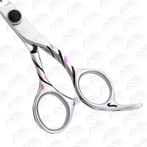 Ciseaux en acier inoxydable en gros, modèle dentelle, pour toilettage d'animaux, nouveau modèle, ciseaux de beauté et de soins personnels pour barbier - Product Image 5