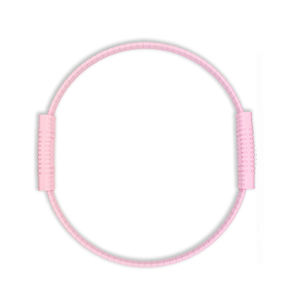 Cercle de Pilates en silicone beige durable à haute élasticité, personnalisable avec logo, pour exercices de fitness et de yoga (couleur thé au lait) - Product Image 6