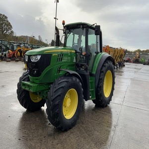 Tractores John Deere 6140M 4WD con Cultivador Rotatorio, Motor y Motor Eléctrico, Maquinaria Agrícola de Alta Productividad - Product Image 4