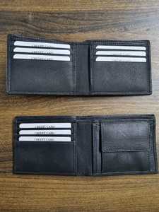 กระเป๋าสตางค์หนังแท้แบบพับสองตอนสำหรับผู้ชาย ช่องใส่บัตรหลายช่อง ดีไซน์บางเฉียบ พร้อมช่องใส่บัตรประชาชน ใช้ได้ทุกวัน - Product Image 3
