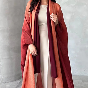 Women's Long Sleeve Anti-Wrinkle Lightweight Breathable Floor Length <b>Abaya</b> - Product Image 6