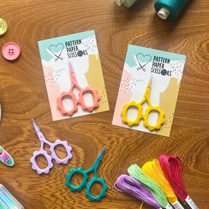 PatternPaperScissors OEM Custom Color Flower Embroidery Scissors Precision Sewing <b>Thread</b> <b>Cutter</b> for Professional Use - Product Image 6