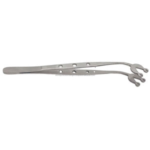 Pinzas de Sutura de Acero Inoxidable con Punta de Un Solo Orificio y Doble Orificio, Pinzas Quirúrgicas Dentales para Coser Tejidos, Microcirugía de Precisión - Product Image 5