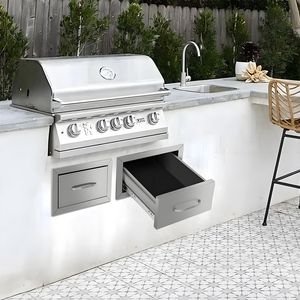 Mobili con Cassetti per Cucina Esterna o Soluzione di Stoccaggio per Cortile - Product Image 2