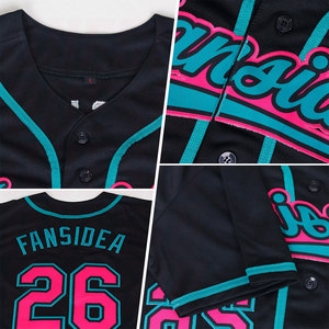 Maillot de baseball pour hommes et jeunes, design personnalisé, boutons sur le devant, broderie, logo, nom, numéro, tissu durable et respirant - Product Image 6