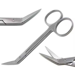 Ciseaux manuels Kelly High en acier inoxydable à pointe angulaire et extrémité pointue, avec poignée annulaire, motif rond, certifiés CE ISO par Grip Surgical - Product Image 6