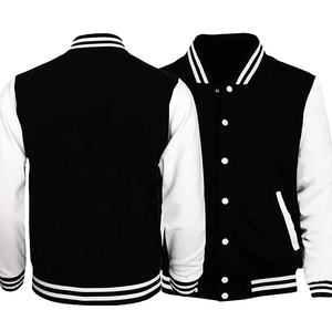 OEM personalizable 2025 chaqueta de béisbol universitaria para hombre de gran tamaño Varsity Bomber Chenille parches Letterman cuello con capucha nuevo diseño - Product Image 3