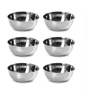 Tazón para servir de acero inoxidable de grado alimenticio al por mayor, pulido a espejo y resistente al óxido, tazones metálicos para mezclar para cocina profesional - Product Image 1
