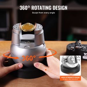 Morsa a sfera da 5 pollici con rotazione a 360 gradi, strumento per incisione e incastonatura con 35 accessori, morsa per incisione gioielli - Product Image 5