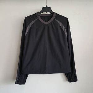 Conjunto de Sudadera y Chaqueta Cortavientos a Rayas para Hombre, Tallas Grandes, Cuello Vuelto, Ajuste Holgado, 500 g/m², Peso Medio, Cortavientos, Ecológico, Colección Otoño - Product Image 3