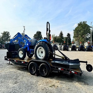 Chargeuse-pelleteuse compacte LS abordable 4x4, mini-tracteur avec chargeur frontal et accessoire d'excavation arrière pour usage agricole et de construction - Product Image 3