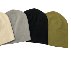 Bonnet d'hiver unisexe ultra confortable Pureté cachemire Pashmina-Fil doux tricoté à la main Bonnet pliant multicolore Hiver gratuit - Product Image 1