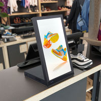 Layar LCD Iklan Tablet Android WIFI 13,3 Inci Bentuk L untuk Desktop dengan SDK untuk Digital Signage di Pusat Perbelanjaan