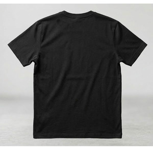Camiseta de Algodón Negra Lisa para Hombre, Manga Corta, Cuello Redondo, Corte Regular, Informal, Tejido de Punto, Color Sólido - Product Image 5