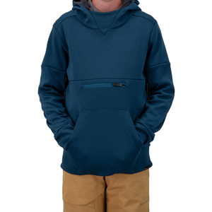 Pull en molleton pour femmes et enfants, cardigan, veste à capuche, sweat-shirt décontracté, design 2 en 1, polyester/nylon, hiver - Product Image 6