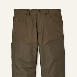 Men's Olive Green Cotton Canvas Hunting Pants Solid Color Breathable Autumn Outdoor Wear - Product Image 5