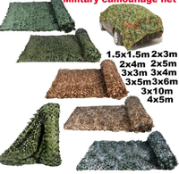 Filet de camouflage extérieur en polyester 210D pour la chasse jardin écran de confidentialité bâches de voiture filet d'ombrage en matériel Oxford filets de Cmaouflage