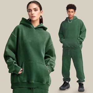Sudadera con Capucha Unisex con Bolsillo Frontal y Logotipo, Ropa Casual de Invierno, Corte Holgado, Material de Felpa 100% Algodón, Anti-Pilling, Sudadera con Capucha OEM - Product Image 1
