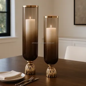 <b>Rustic</b> <b>Farmhouse</b> Candle Holder for <b>Dining</b> <b>Table</b> Interior Decoration Premium Candle Stand Luxury Interior Styling Zahid Exports - Product Image 3