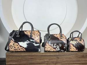 Nuevo Bolso de Viaje de Cuero Vacuno Grabado a Mano Estilo Western, Bolso Bandolera Moderno, Proveedor Mayorista Personalizado - Product Image 6