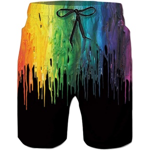 Pantalones cortos de hombre personalizados para fitness entrenamiento atlético gimnasio malla Joggers pantalones cortos moda todo 3D sublimación impresa - Product Image 1