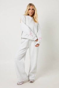 Ensemble de survêtement décontracté d'hiver pour femme, 2 pièces, à capuche, en polyester/coton écologique, respirant, sweat-shirt et pantalon de survêtement - Product Image 6