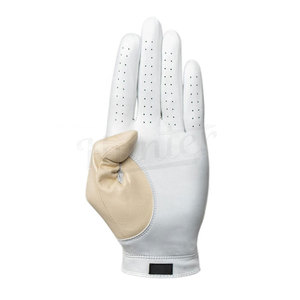 Gants de golf en cuir Cabretta blancs en gros, logo personnalisé OEM, doux, à doigts entiers, pour homme, gaucher, et accessoires - Product Image 2
