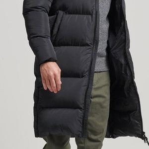 High Trending Winter Down Coaches <b>Jacket</b> for Men Custom Logo Stylish Long Length Puffer Coat with Hood Long Puffer Coat - Product Image 5
