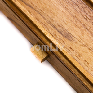Teak Wood Decorative Cutlery Storage <b>Box</b> Sustainable Handmade Natural Solid Wood Kitchen Flatware Utensil Organizer Case - Product Image 5