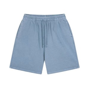 Shorts Bermuda Décontractés pour Hommes, Couleur Unie, Taille Élastique, Coton Respirant, Poches, Taille Mi-Haute, Style Streetwear, OEM ODM - Product Image 5
