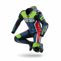 Combinaison de course moto sur mesure de la série Elite |   Armure professionnelle de niveau 2 CE |   Équipement de randonnée en cuir de vache de montagne de qualité supérieure de 1,3 mm