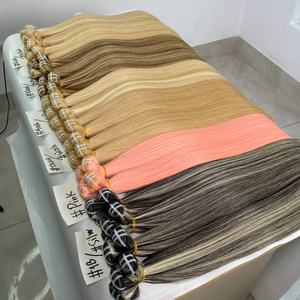 Extensiones de Cabello Humano de Alta Calidad, Tendencia 2025, Cabello Virgen en Trama, Grado 12A, Varios Colores, Proveedor Mayorista - Product Image 4