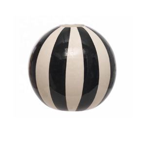 Bolas decorativas con patrón a cuadros moderno, escaparate con incrustaciones de hueso, Bola de mesa, decoración del hogar de todos los tamaños, regalo novedoso - Product Image 3