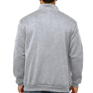 Chaqueta de Forro Polar para Hombre, con Cierre Completo, Logotipo Personalizado, Abrigo Polar Sherpa Cálido para Invierno, Resistente al Viento, Casual, OEM, Venta al Por Mayor - Product Image 2