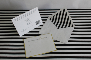 Elegant Greeting Cards For Different Occasions Made Of Recycled Cotton Handmade Paper Screen Printed On The Card & Envelops - Product Image 2