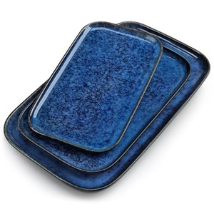 Bandeja Rústica de Madera de Teca Reciclada al por Mayor con Bordes Naturales, Forma Rectangular, Diseño Industrial - Hecha a Mano por Aqudus Saleem - Product Image 1