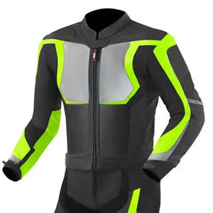 Traje de Motocicleta Personalizado con Logotipo, Transpirable, Impermeable, de Cuero, Cómodo, Ligero, de Cuero Genuino, Venta al Por Mayor - Product Image 5